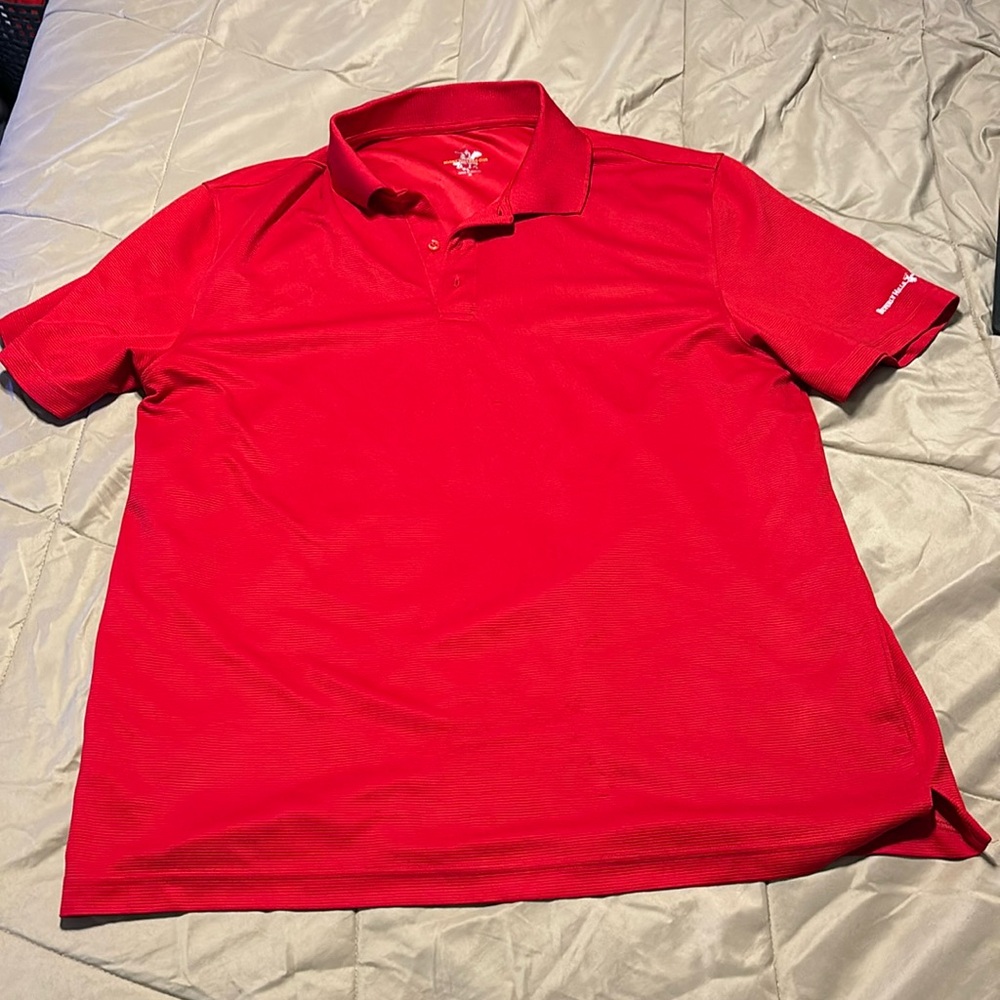 Men’s red Polo shirt XL